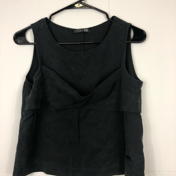 Titika 100% Tencel Muscle Top Sz XS - Picture 1 of 4